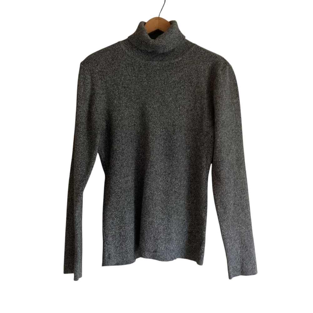 Style & Co Gray Turtleneck